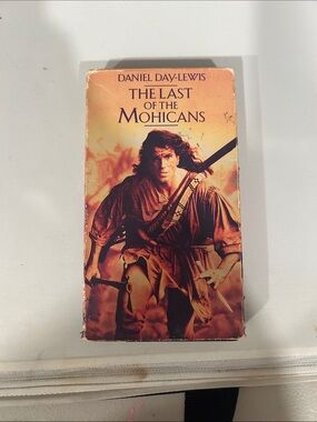Fox Orange and Brown VHS Spine - The Last of the Mohicans